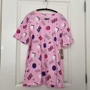 Knickerbocker Vintage Design 90s Geometric Tee Shirt NWT